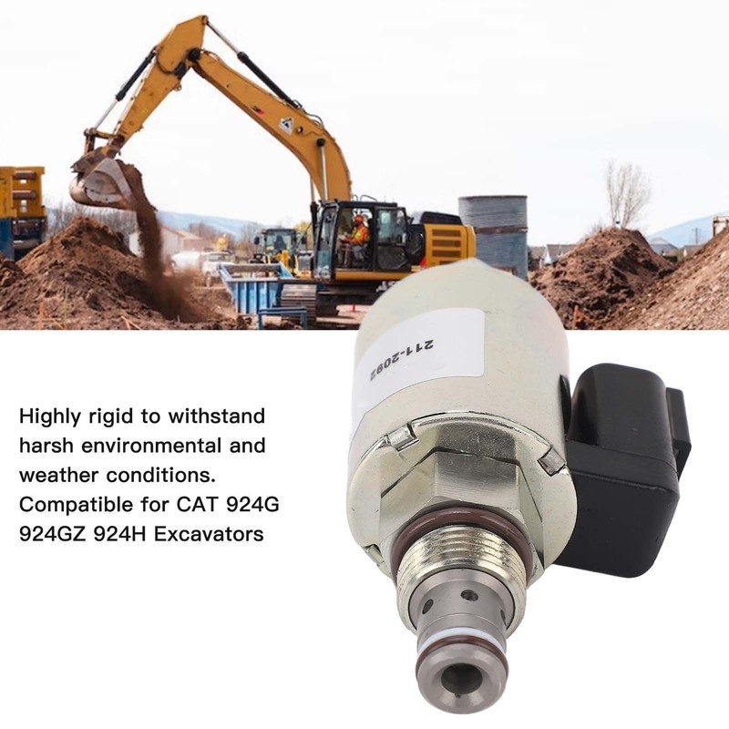 Solenoid Valve Electric Alloy Steel Solenoid Valve Replacement for CAT