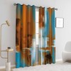 Asuexpect Rust Curtains 2 Panels Abstract Curtain Room Darkening Grommet