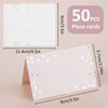 100Pcs Place Cards for Table Setting, Name Cards for Table
