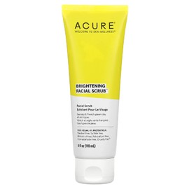 Acure Acure Organics Brightening Facial Scrub, 4 fl. oz, Pack of 2