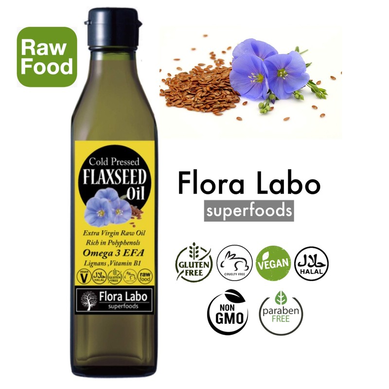 Flaxseed Oil 10.1 fl oz (300 ml) Extra Virgin Cold
