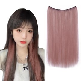HAPVITAL One Touch Color Extension, Hair Extension, 19.7 inches (50 cm), Synthetic Hair, Inner Color, Hair Extension, Long, Straight Extension, Cosplay, Heat Resistant, Korean Style, Party, Fashion,