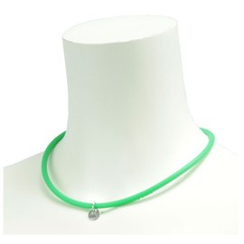Clio Alpha Ring Necklace chrioring Lucky Green Medium
