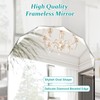 Pregaspor Single Beveled Edge Bathroom Vanity Mirror, 23.6" x 35.4"