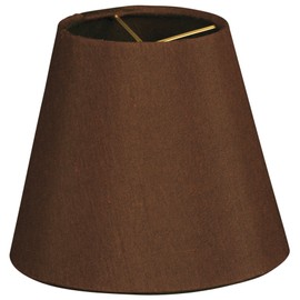 Royal Designs, Inc. Hardback Empire Chandelier Lamp Shade, CS-941-5BR, 3 x 5 x 4.5, Dark Brown