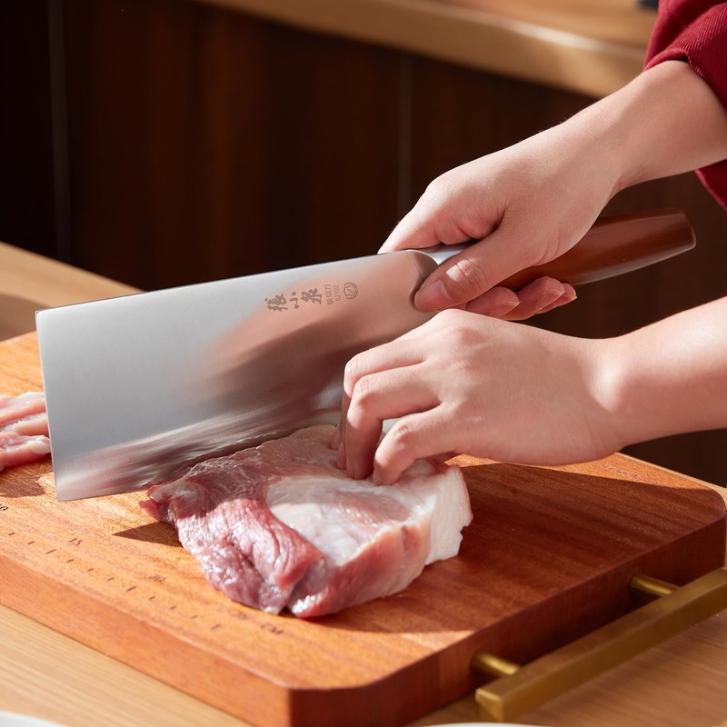 ZHANG XIAO QUAN SINCE 1628 7” Meat Cleaver, Chinese Vegetable