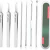 Acne Pimple Extractor Tool Set with Holder 7-Piece Set 5ea