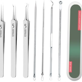 Acne Pimple Extractor Tool Set with Holder 7-Piece Set 5ea