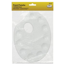 Royal & Langnickel oval (kidney shape) paint palette 10 well