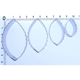 Multi Purpose Leaf Plain/Serrated Set of 4