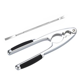 Luckious Nut Cracker - Heavy Duty Walnut Plier Nutcracker with Non-Slip Handle, Ideal for Nuts and Seafood