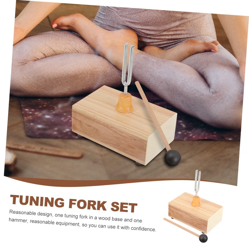 IWOWHERO Meditation Tuning Fork Sound Box 1 Set Tuning Forks