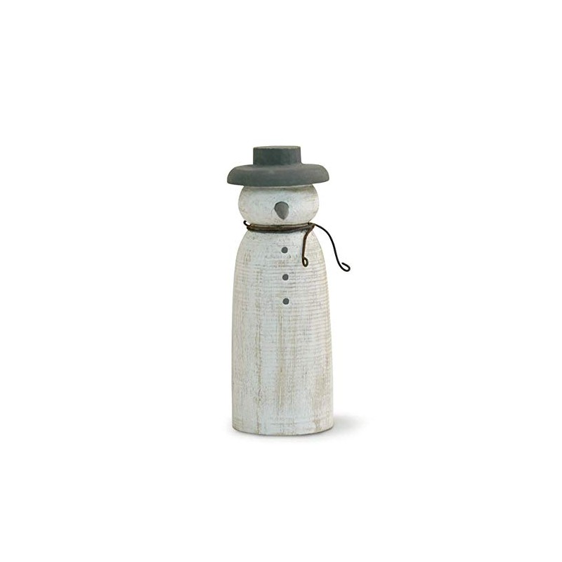 East of India Wooden Christmas Snowman