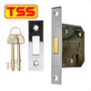 TSS 3 Lever Mortice Dead Locks for Internal Doors 2.5"