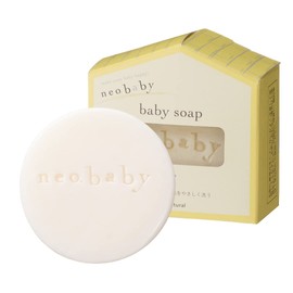 Neobaby Neobaby Baby Baby Soap, Additive-free, Horse Oil, Organic, Moisturizing, Full Body, Facial Cleansing, Neo-Natural 2.8 oz (80 g), 1 Pack
