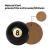 Car Coasters for Cup Holder 2 Pack - Billiards Black