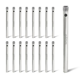 Jamiikury 5/32" / 4mm Diamond Hole Saw Drill Bits, Glass Hole Saw Tile Hole Saw Suitable for Ceramic Glass Tile Porcelain Marble - Pack of 15