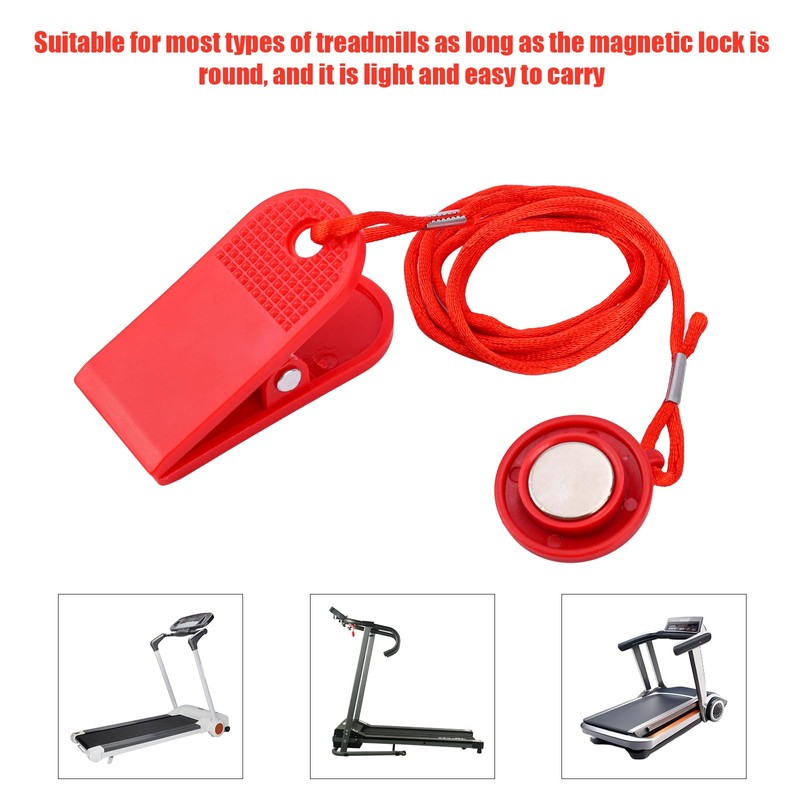 3pcs Magnetic Safety Switch, Universal Treadmill Machine Magnet Safety Key