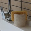 Nawgnail Natural Marble Travertine Sponge Holder for Kitchen Counter, Drying