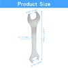 Hordion 20mm x 21mm Open End Super Thin Wrench, Metric