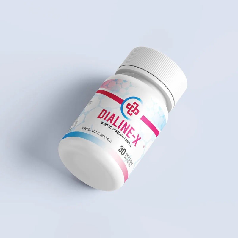 Suplemento Dialine-x Para Normalizar La Glucosa En Sangre 30 Capsulas