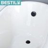 BESTILL Single Hole Bathtub Drain Overflow Plate Kit，Oil Rubbed Bronze