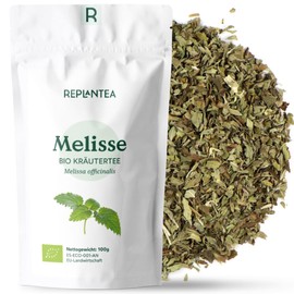 BIO Zitronenmelisse Tee 100g (50 Tassen) | Melissenblätter, Lemon Balm (Melissa Officinalis) REPLANTEA