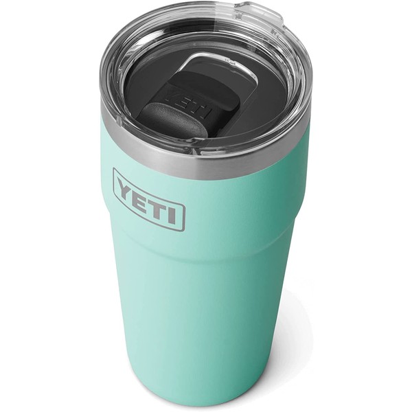 YETI Rambler, Vacuum Insulated Stainless Steel Pint with Magslider Lid, Seafoam, 16oz (475ml)