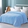 Exclusivo Mezcla Large Flannel Fleece Throw Blanket, 127x178 CM Sofa