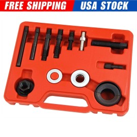 Unbranded 13Pcs Power Steering Pulley Puller Installer Kit Vacuum Pump Pulley Remover Tool