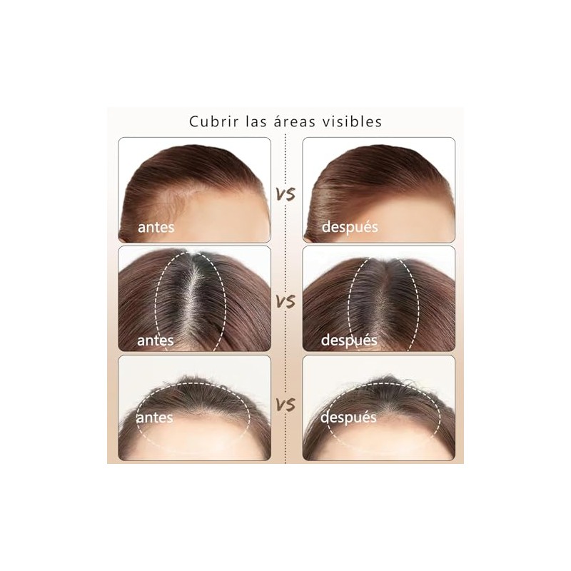Hairline Sombra en Polvo，polvo corrector de raíz（negro） | para cabello