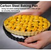 Toced 8 inch Quiche Pan, 22cm Non-Stick Deep Pie Pans