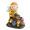 OGVOGV Cute Little bee-Shaped Resin Decorative Statue, Fun Road Lighting