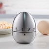 Stainless Steel Egg Timer, Mechanical Cooking Timer, Stainless Steel 60