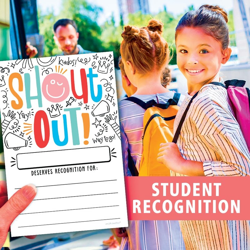 m&h invites Doodle Shout Out Cards For Teachers, Students, Employees,