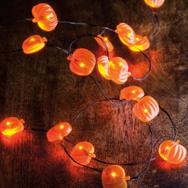 Primitives by Kathy String 20 Lights, 42-Inch, Pumpkin