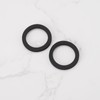 OTOTEC 20PCS Black Rubber Flat Washers 32mm OD 24mm ID