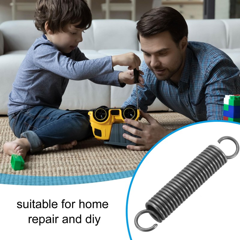PATIKIL Extension Spring, 2pcs Wire Diameter 0.1", OD 0.7", Free