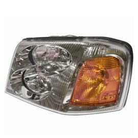 Left Headlight Assembly Drivers Side Compatible with 2002-2009 GMC Envoy 2002-2006 Envoy XL 2004-2005 Envoy XUV GM2502220