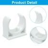 Seimneire U-Shaped PVC Water Pipe Buckles Clamps, 3/4" (20mm) Plastics