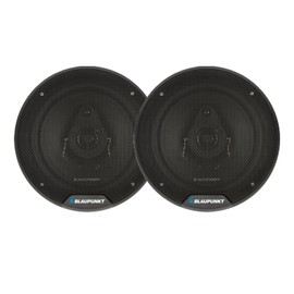 2 Pair (Qty 4) of Blaupunkt BPS-ES650 6.5" 60 Watt Max 3-Way Car Speakers w/ 50 Feet 16 Gauge Wire