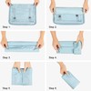 Packing Cubes, 9 Set Packing Cubes with Shoe Bag &
