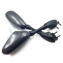 Motorcycle OEM Style Aftermarket Racing Mirrors for 2001 2002 2003 2004 2005 for Yamaha Fz1 / Fzs1000 Carbon Fiber