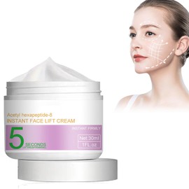 Instant Face Lift Cream, Straffende Gesichtsformungscreme, Feuchtigkeitscreme, Anti-Aging Gesichtspflege, Leichte und Nährende Gesichtspflege für Feste Konturen, Widerstandsfähigkeit und Elastizi