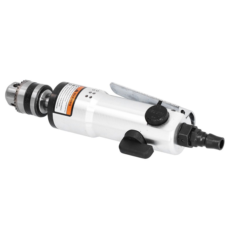 3/8in Chuck Pneumatic Drill StraightType Multifunctional RustProof Durable Industrial Air
