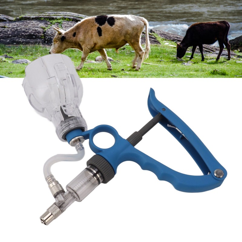 0.5ml‑6ml Livestock Syringe Adjustable Continuous Vaccine Livestock Syringe for Cattle
