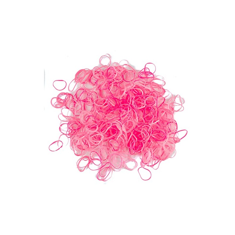 Mytoptrendz®- Pink Tone Small Tiny Thin Elastics Rubber Bands Hair