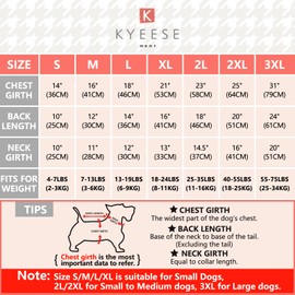 KYEESE 2 Pack Medium Dogs Shirts Striped Dog T-Shirts Soft Cotton Tank Top Sleeveless Vest Dog Tee Shirt Dog Apparel