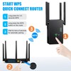 WLAN Repeater WLAN Verstärker 1200Mbit/s Dualband 2,4GHz+5GHz WiFi Booster mit
