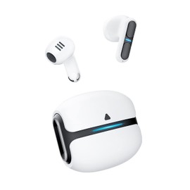 DURAHUMAN EXOBUDS Pro - Adaptive Noise Cancelling Earbuds (1st Gen) - Universal Gaming Bluetooth 5.3, Dual Performance Sound Settings, 21 Hour Battery Life, Fast Charge, Ergonomic Design